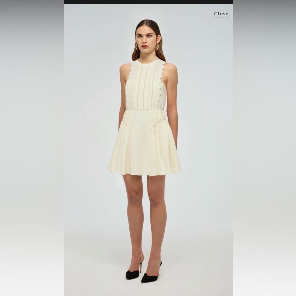 self-portrait dress ivory